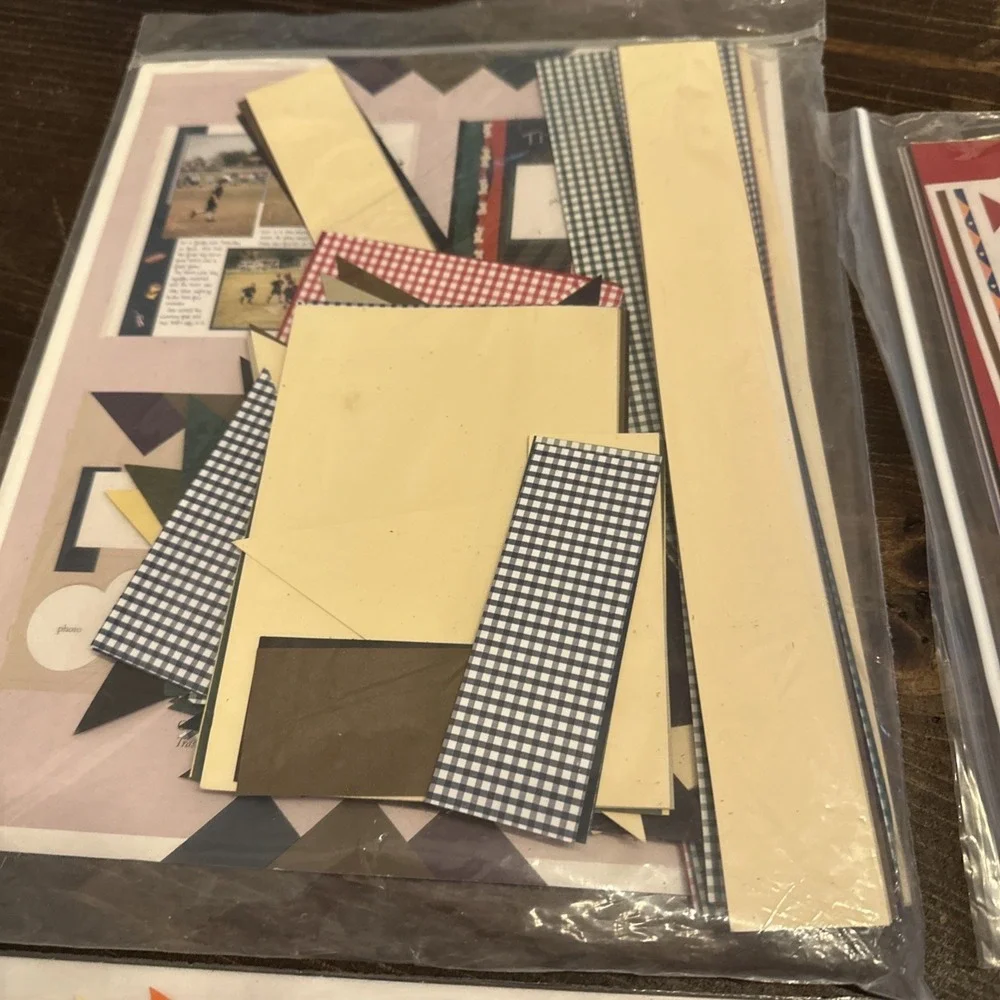 Creative Memories Short Cuts 4 Lot Classy Sassy Geometric Rickrack 560 Pcs VTG